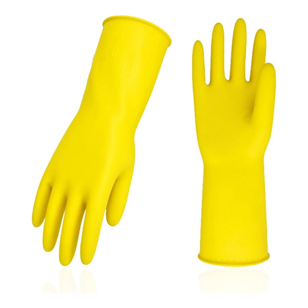 Gloves - 14 Inch Long & Very Thick, Heavy Duty Latex Rubber Gardening glove