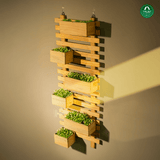 Sleek Plant Stand 6-Tier Wooden Flower Stand for Balcony & Living Room