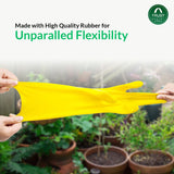 Gloves - 14 Inch Long & Very Thick, Heavy Duty Latex Rubber Gardening glove