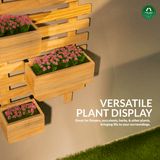 Sleek Plant Stand 6-Tier Wooden Flower Stand for Balcony & Living Room