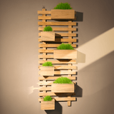 Sleek Plant Stand 6-Tier Wooden Flower Stand for Balcony & Living Room