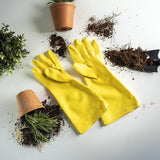 Gloves - 14 Inch Long & Very Thick, Heavy Duty Latex Rubber Gardening glove