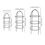 TrustBasket Obelisk trellis for Plant Support - Set of 3
