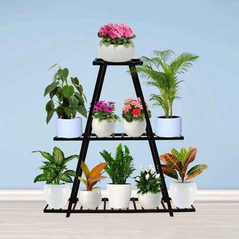 Garden Décor Products - Calyx Planter Stand-Multiple pot stand indoor/outdoor, Multipurpose stand, Racks, planter stand