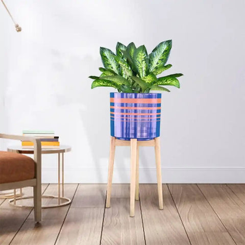 Colorful Designer made planters - Vista Stand
