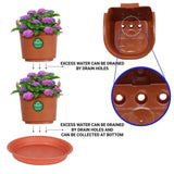 Vertical Gardening Pouches (Brown) - Extra Large