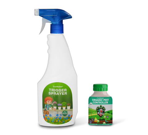 Best Plant Food Products in India - Trigger Sprayer Bottle(500ml) with Organic Pest Controller(75ml)