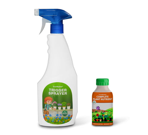 Garden Equipment & Accessories Online - Trigger Sprayer Bottle(500ml) with Organic Plant Nutrient(25ml)