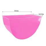 Half Moon Wall Planters (Yellow, Light Pink and Magenta)- Set of 3