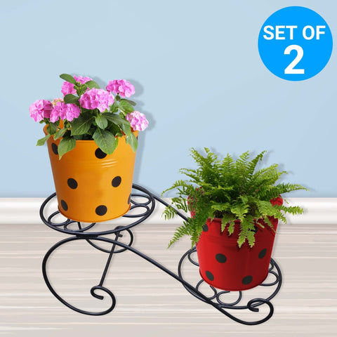 New Arrivals - Table Top Planter Stand - Set of 2