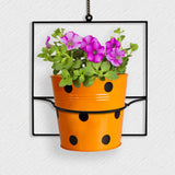 Wall Mount Square Flower Pot Stand - Set of 2