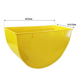 Half Moon Wall Planters (Yellow, Light Pink and Magenta)- Set of 3