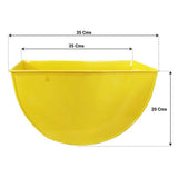 Half Moon Wall Planters (Yellow, Light Pink and Magenta)- Set of 3