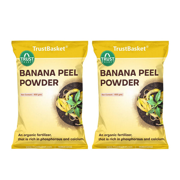 Banana Peel Powder Organic Fertilizer for Plants (450 Grams) TrustBasket