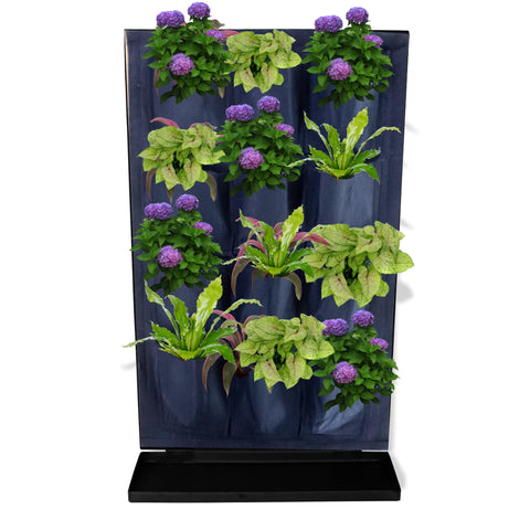 Colorful Designer made planters - Green Shade Mirror