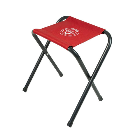 Red Camping Stool | Foldable Chair for Travelling | Portable Seating for Home