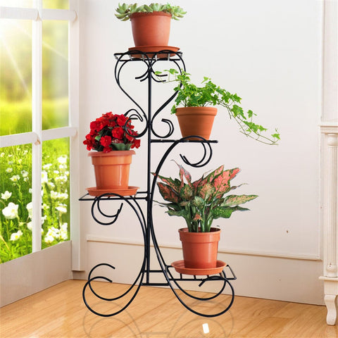 Planter Stand for Flower Pots - TrustBasket Bell Flower Planter Stand for Plants