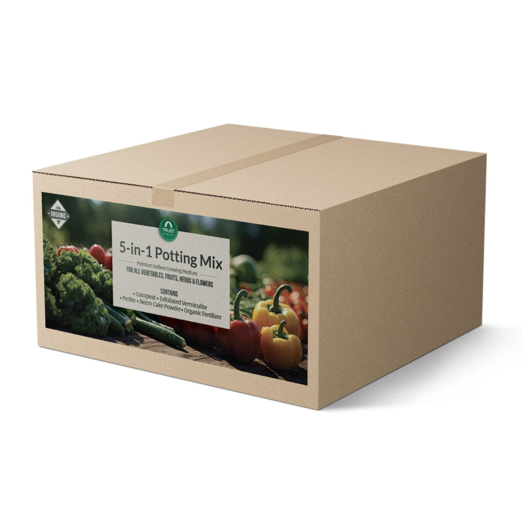 soilless potting mix brands 5-in-1 Potting Mixture- Makes 10Kg Soil Less Mix – TrustBasket
