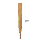 2 Feet Coir Moss Stick/Coco Pole for Climbing Indoor Plants (Set of 4)