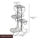 TrustBasket Bell Flower Planter Stand for Plants
