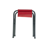 Red Camping Stool | Foldable Chair for Travelling | Portable Seating for Home