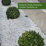 White Pebble Decorative Stones Marble Rock