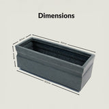 Flora Haven Lightweight Polymer Planter Unbreakable
