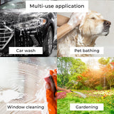 TrustBasket Plastic Water Spray Gun Nozzle for ½ inch Hose Pipe | High Pressure Nozzle Water Gun | For Gardening, Bike & Car Wash, Window Cleaning, Pet Bathing, Decks