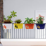 Duck Designer Oval Railing Planters