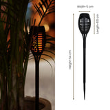 Trustbasket Solar Flame Spike Light
