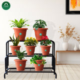 TrustBasket 3 Step Stand for Multiple Plants and Pots Stand