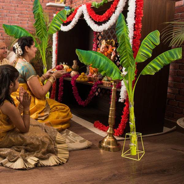 TrustBasket Banana Stand / Holder For Pooja