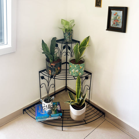 New Arrivals - TrustBasket Corner Stand Stair-Step Style flower pot stand for Garden Balcony Indoor Outdoor