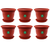 Round Pot with Saucer