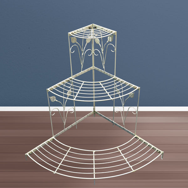 TrustBasket Corner Stand Stair-Step Style flower pot stand for Garden