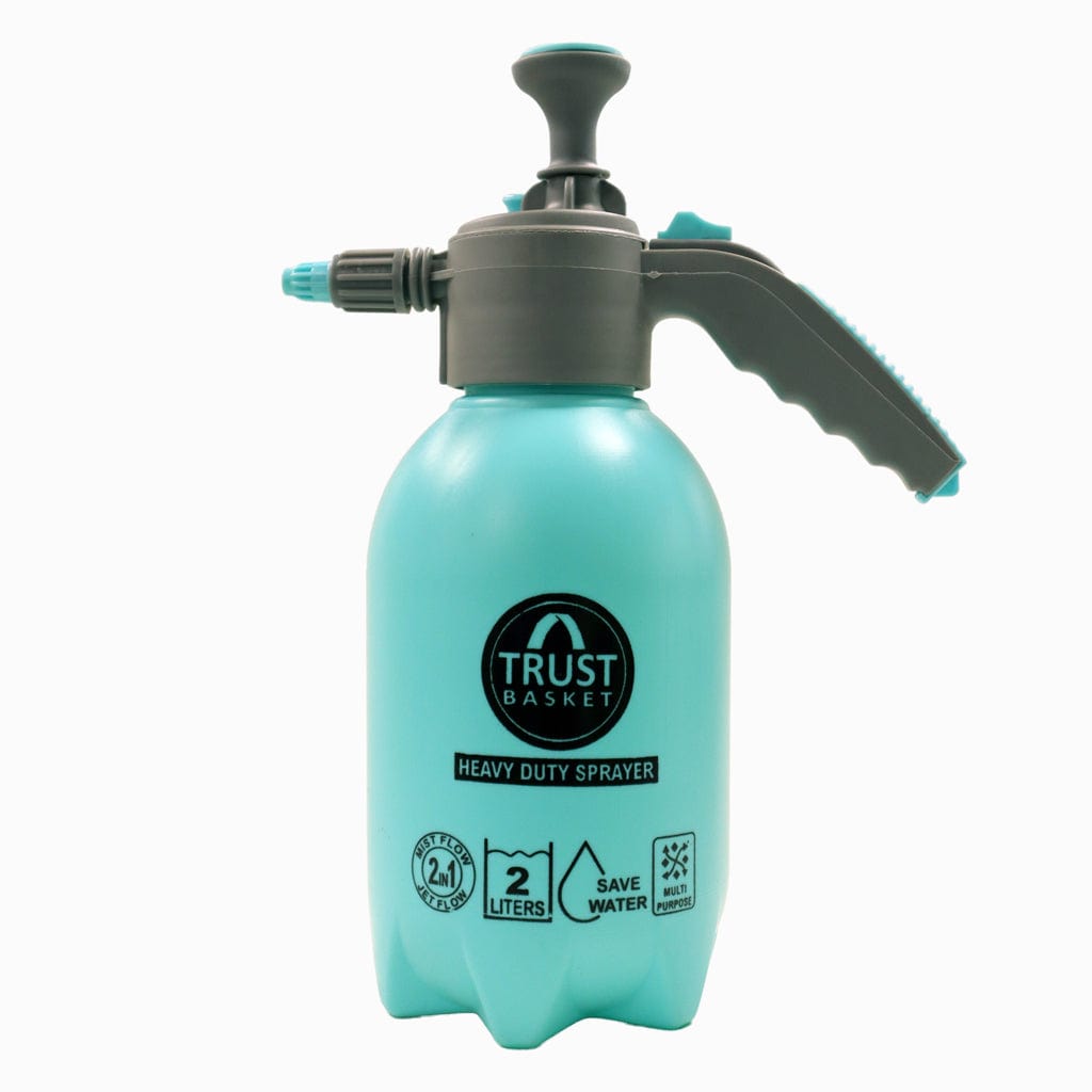 spray garden bottle TrustBasket Premium Pressure Sprayer 2 Litre (Aqua Blue)