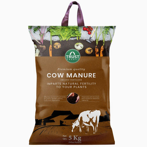 Best Plant Food Products in India - TrustBasket Cow Manure for Plant