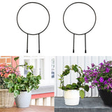 TrustBasket Round Plant Support | Metal Plant Trellis for multiple plants