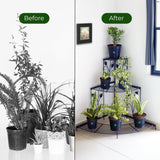 TrustBasket Corner Stand Stair-Step Style flower pot stand for Garden Balcony Indoor Outdoor