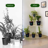 TrustBasket Corner Stand Stair-Step Style flower pot stand for Garden Balcony Indoor Outdoor