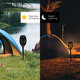 Trustbasket Solar Flame Spike Light