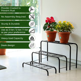 TrustBasket 3 Step Stand for Multiple Plants and Pots Stand