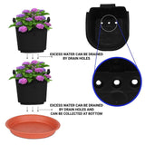 Vertical Gardening Pouches - Extra Large (Set of 10) - Black