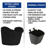 Vertical Gardening Pouches - Extra Large (Set of 10) - Black