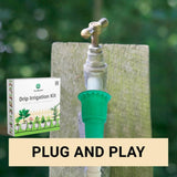 TrustBasket Drip Irrigation Garden Watering Kit for 10 Plants