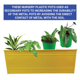 Nursery Plastic Pot 5 inch (Set of 20 Pots)