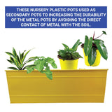 Nursery Plastic Pot 5 inch (Set of 20 Pots)