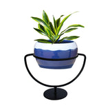Trophy Planter Stand with look like Ceramic Metal Bowl