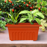 UV Treated Rectangular Plastic Planters (14 inches)