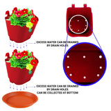 VERTICAL GARDENING POUCHES(Small) - Red